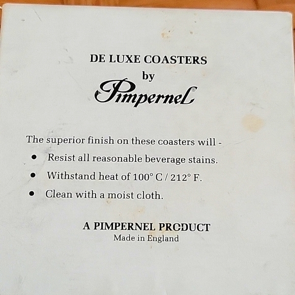 VTG. PIMPERNEL COASTERS ENGLISH INNS, SIX(6) DE LUXE COASTERS - Picture 3 of 8